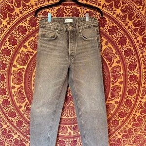 Zara Gray Straight Leg Jeans